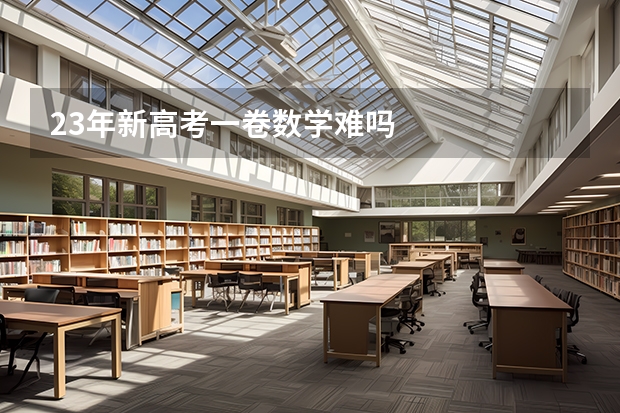 23年新高考一卷数学难吗