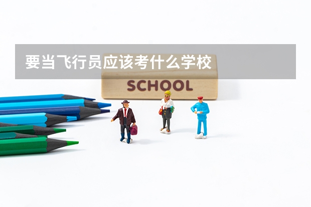 要当飞行员应该考什么学校
