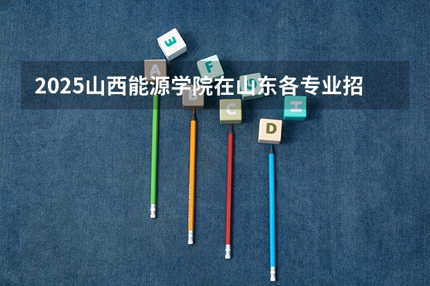 2025山西能源学院在山东各专业招生人数介绍（2026参考）