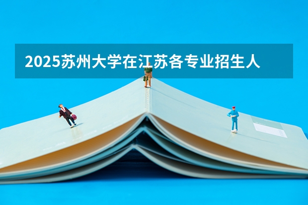 2025苏州大学在江苏各专业招生人数汇总（2026参考）
