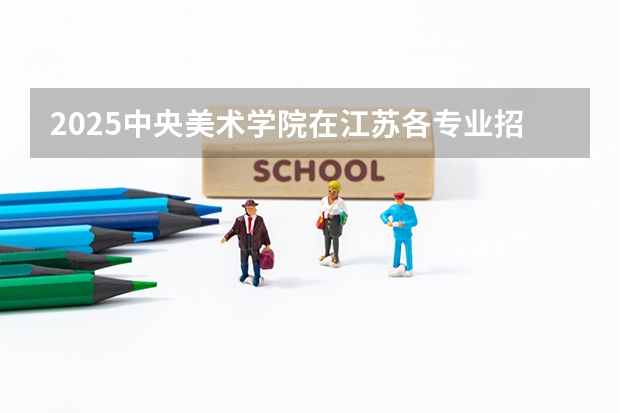 2025中央美术学院在江苏各专业招生人数汇总（2026参考）