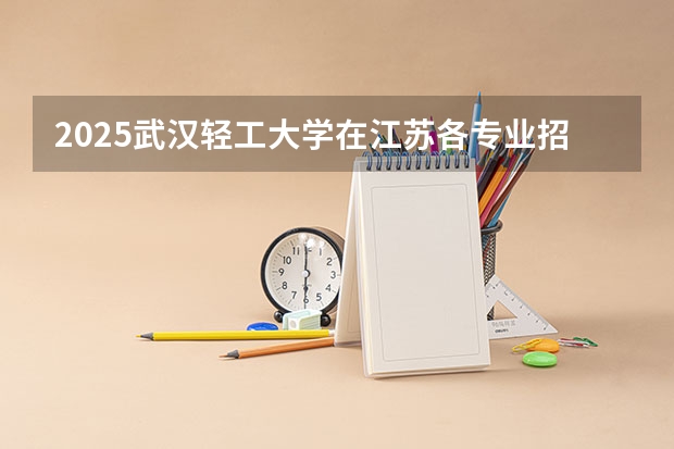 2025武汉轻工大学在江苏各专业招生人数汇总（2026参考）