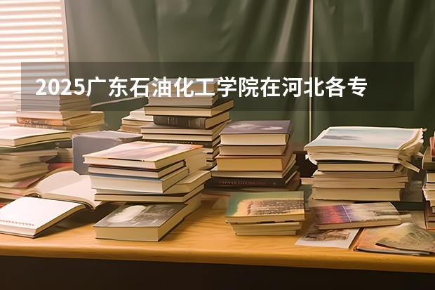 2025广东石油化工学院在河北各专业招生人数汇总（2026参考）