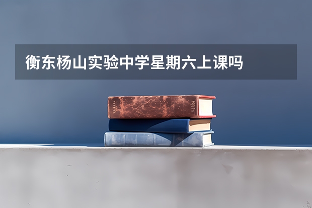 衡东杨山实验中学星期六上课吗