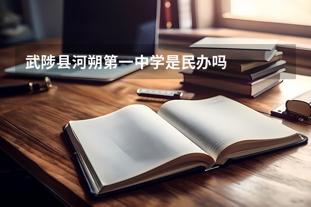 武陟县河朔第一中学是民办吗