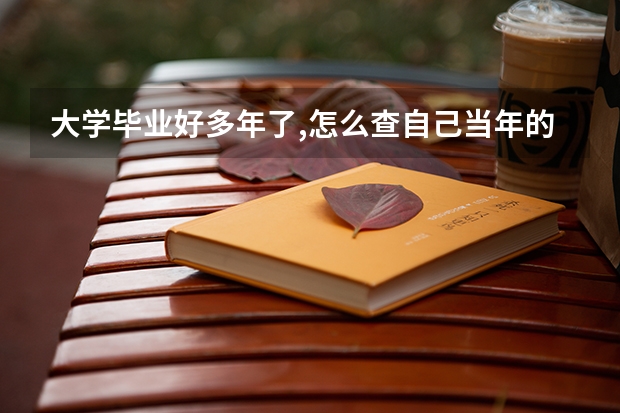 大学毕业好多年了,怎么查自己当年的中考高考成绩?