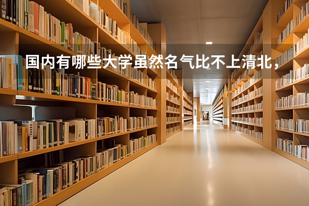 国内有哪些大学虽然名气比不上清北,但是却培养了无数行业精英?