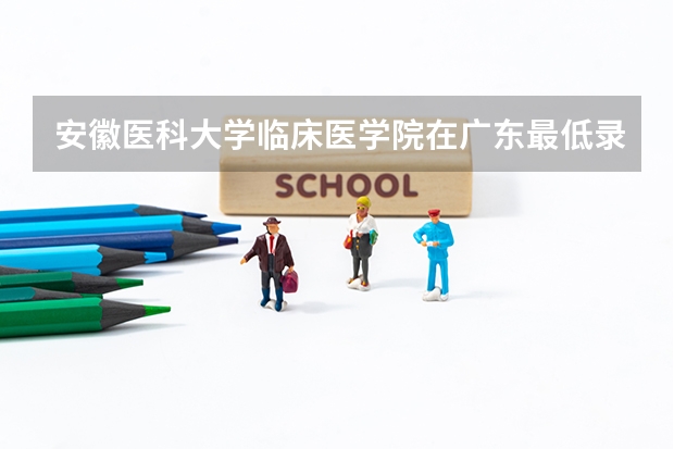 安徽医科大学临床医学院在广东最低录取分数参考