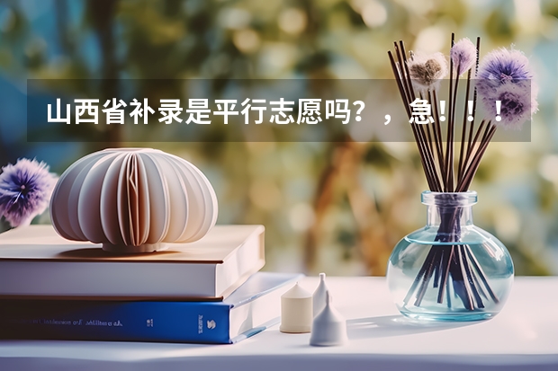 山西省补录是平行志愿吗？，急！！！