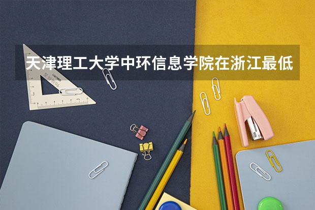 天津理工大学中环信息学院在浙江最低录取分数参考