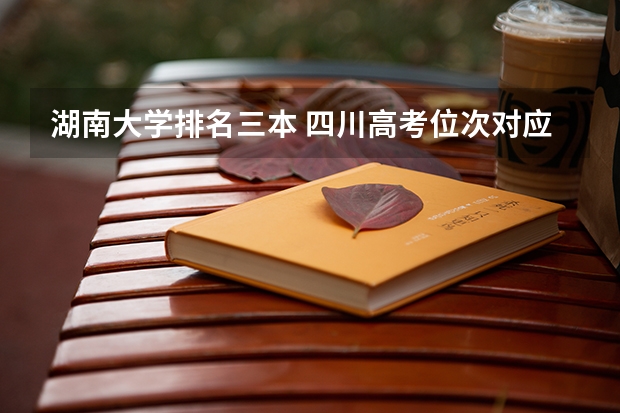 湖南大学排名三本 四川高考位次对应大学