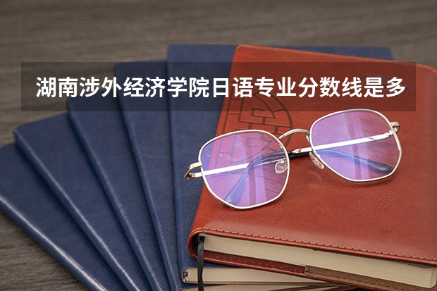 湖南涉外经济学院日语专业分数线是多少