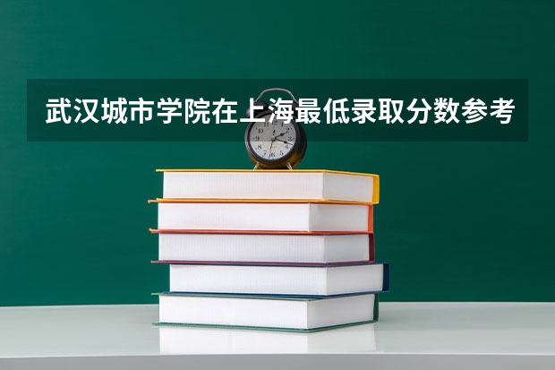 武汉城市学院在上海最低录取分数参考