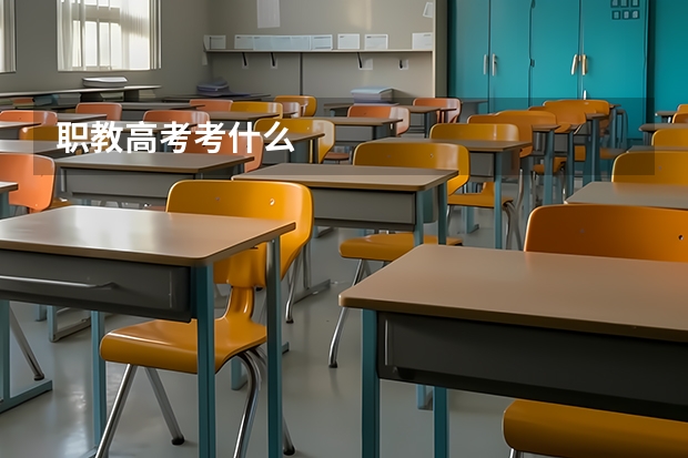 职教高考考什么