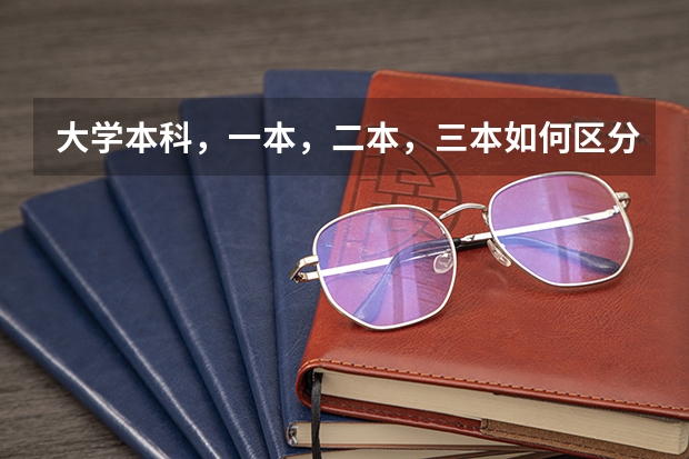 大学本科,一本,二本,三本如何区分