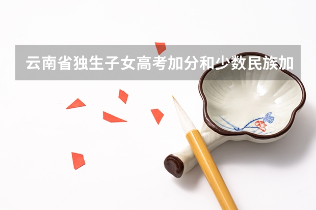 云南省独生子女高考加分和少数民族加分能一起吗
