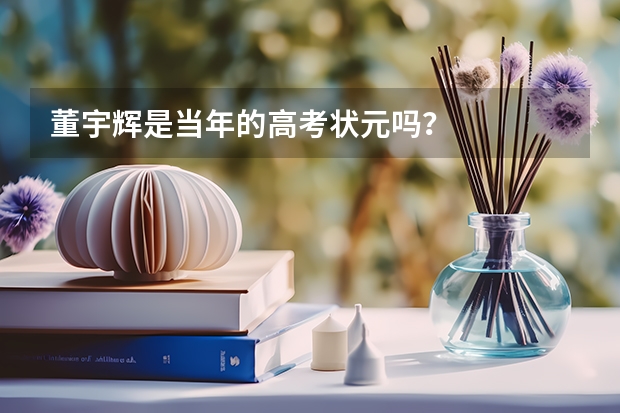 董宇辉是当年的高考状元吗？