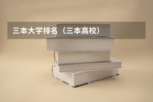 三本大学排名（三本高校）