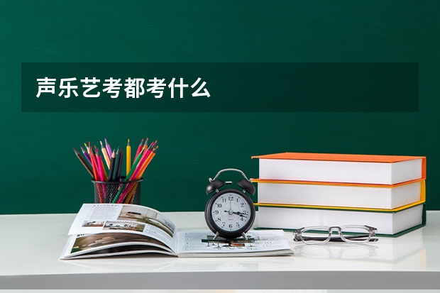 声乐艺考都考什么