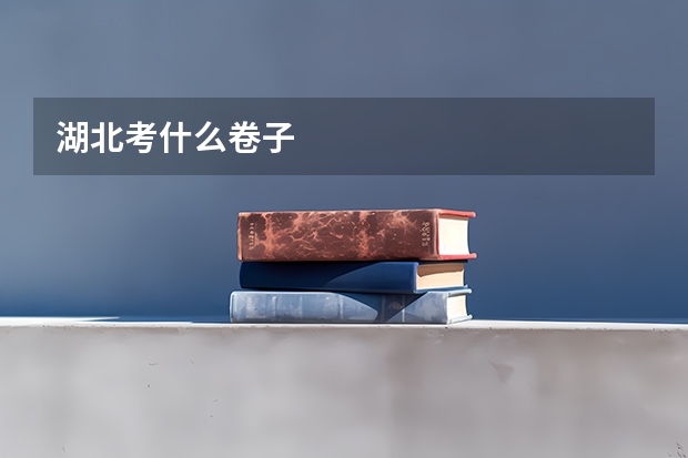 湖北考什么卷子