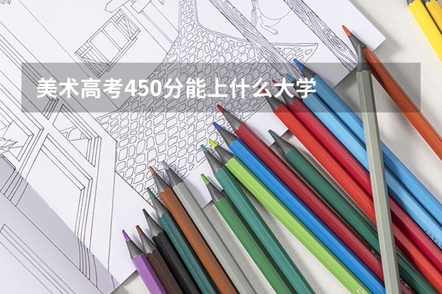 美术高考450分能上什么大学