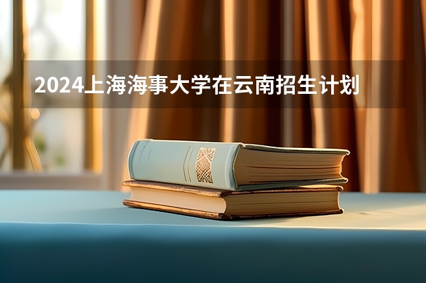 2024上海海事大学在云南招生计划怎么样