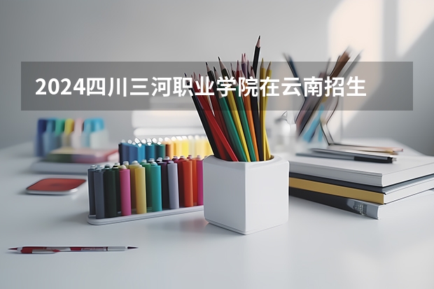 2024四川三河职业学院在云南招生计划怎么样