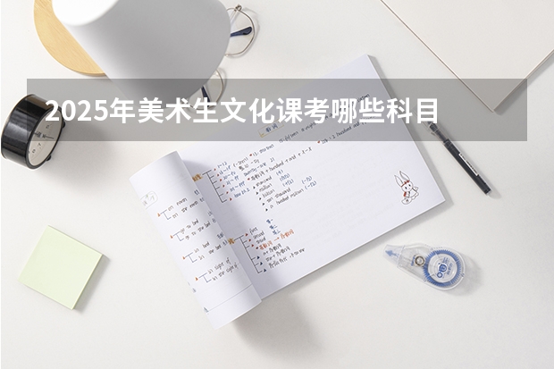 2025年美术生文化课考哪些科目