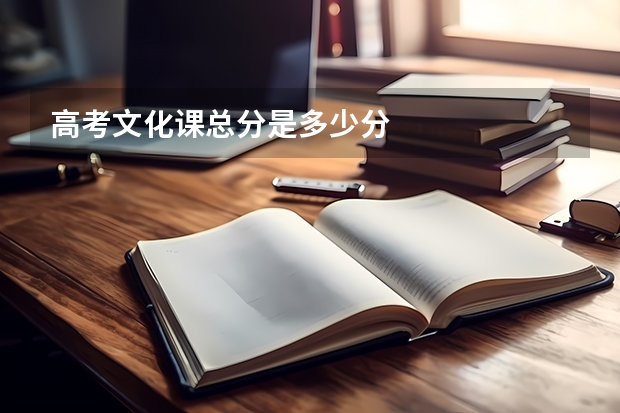 高考文化课总分是多少分