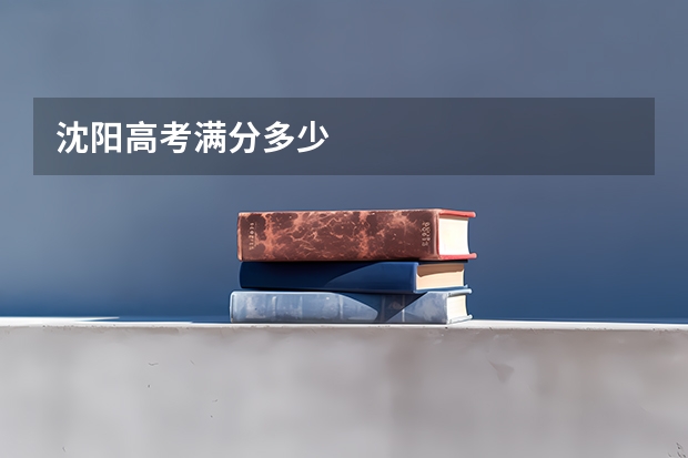 沈阳高考满分多少
