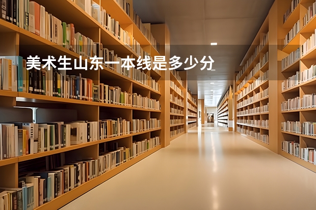 美术生山东一本线是多少分