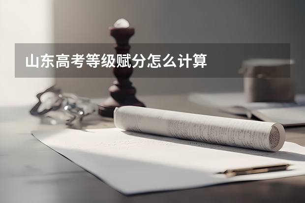 山东高考等级赋分怎么计算