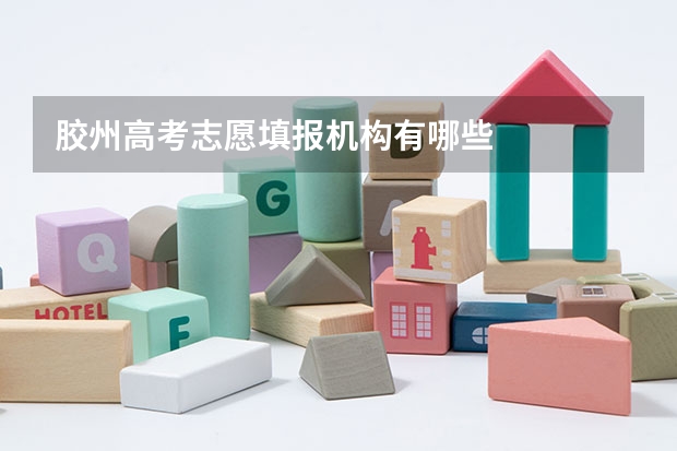 胶州高考志愿填报机构有哪些