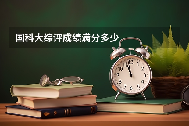 国科大综评成绩满分多少