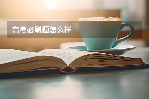 高考必刷题怎么样