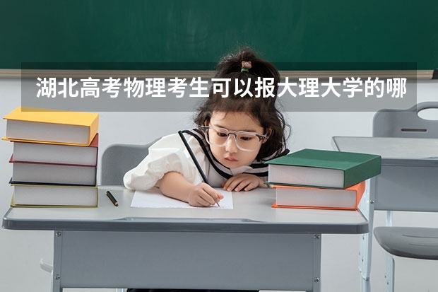 湖北高考物理考生可以报大理大学的哪些专业（2025年情况）