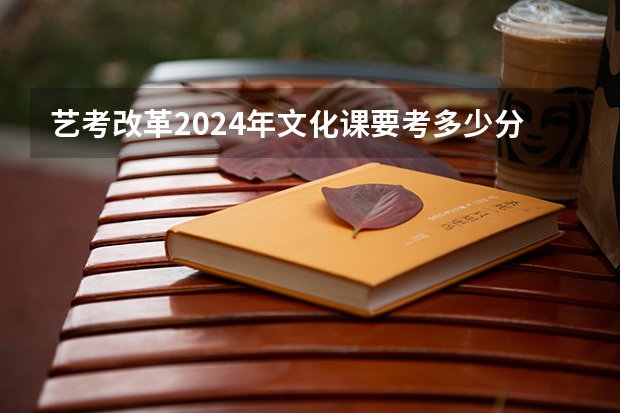 艺考改革2024年文化课要考多少分