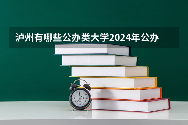 泸州有哪些公办类大学2024年公办大学名单及排名